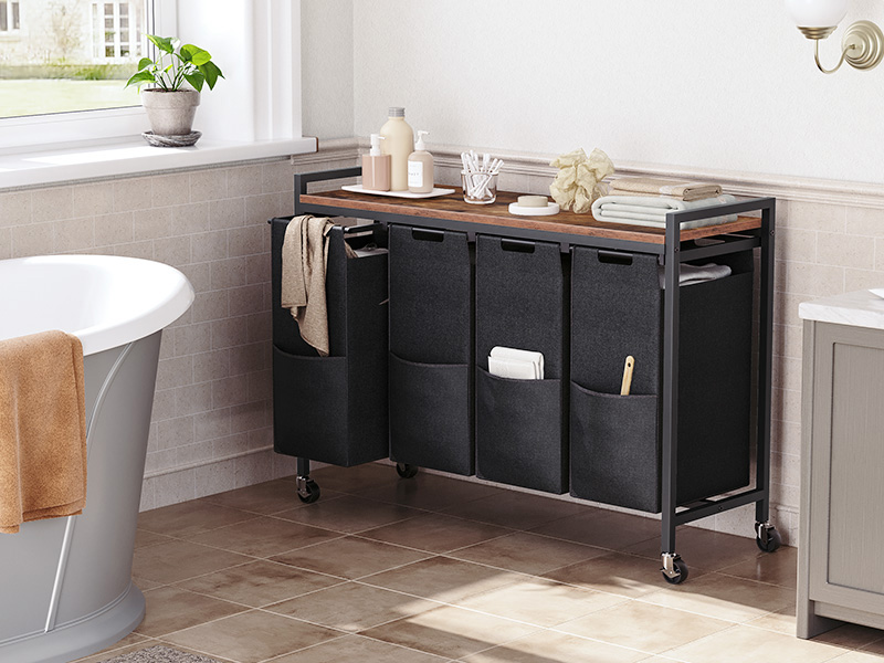 TRUME S　collection TR-MB5004/MB52-UAA0 Amazon.com: HOOBRO Laundry Sorter 3 Section, Laundry Hamper