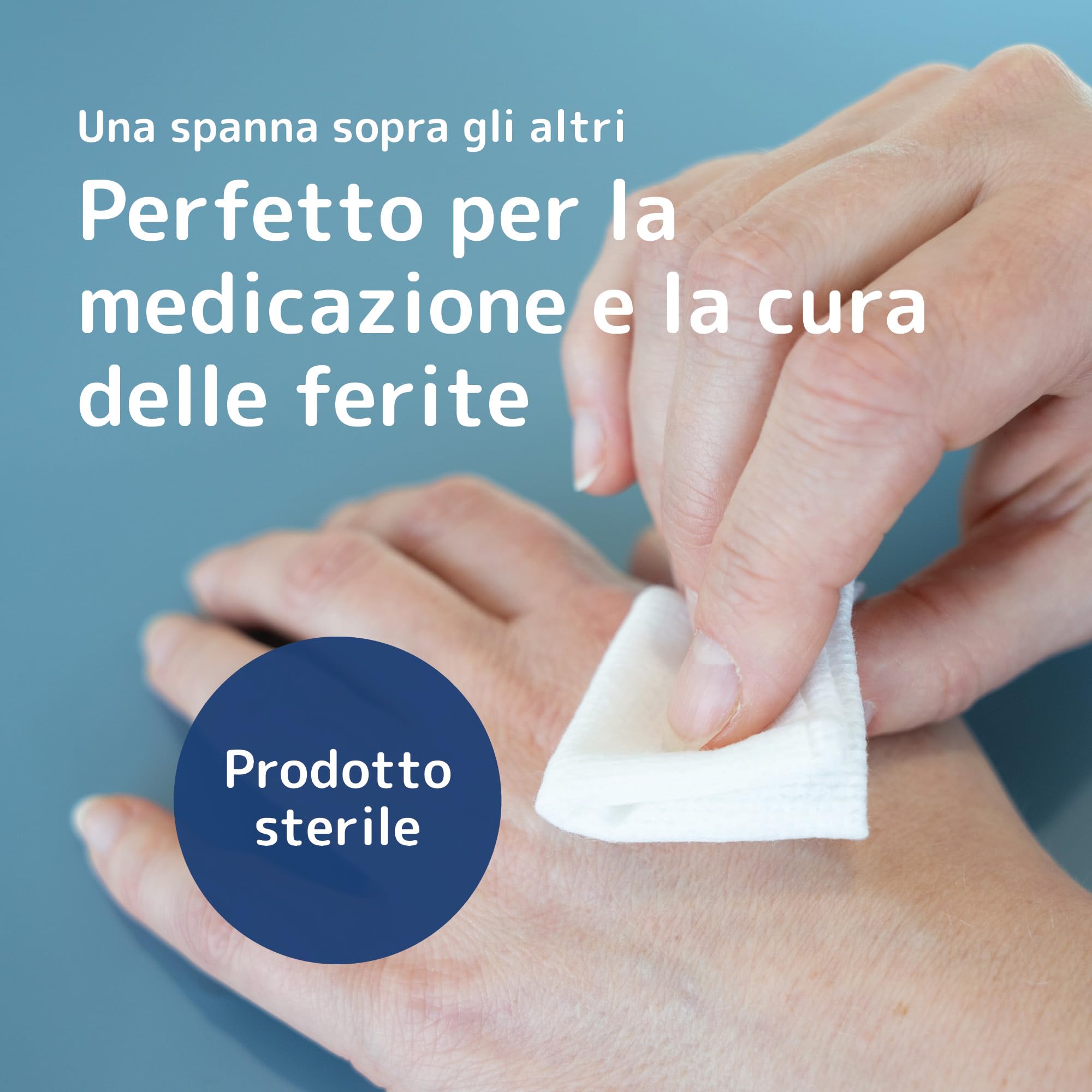 ABENA Compresse Sterili 7,5 x 7,5 cm, 18x125 pz Tessuto Non Tessuto | Si