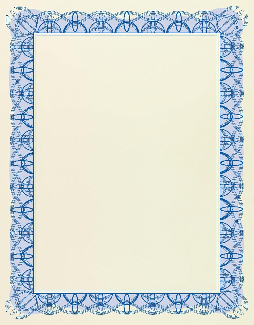 A4 Certificate Papers with Foil Seals, 90gsm, Blue [Pack of 30]