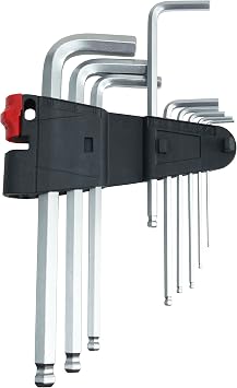 CONP B20781 Allen Key Set Hexagonal Long, Set of 9 Pieces