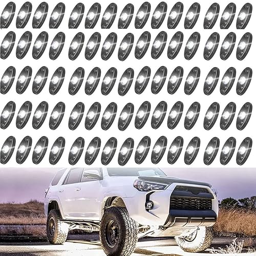 120Pods - Luces LED blancas de neón para coche, camión, ATV, SUV, luz brillante debajo del cuerpo, iluminación de guardabarros disponible en Yaxa Peru