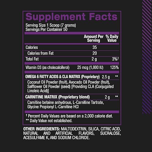 Miniatura 8 de Suplemento en polvo para la pérdida de peso no estimulante y con CLA  carnitina BPI Sports 811213026653 FRUIT PUNCH 1 1