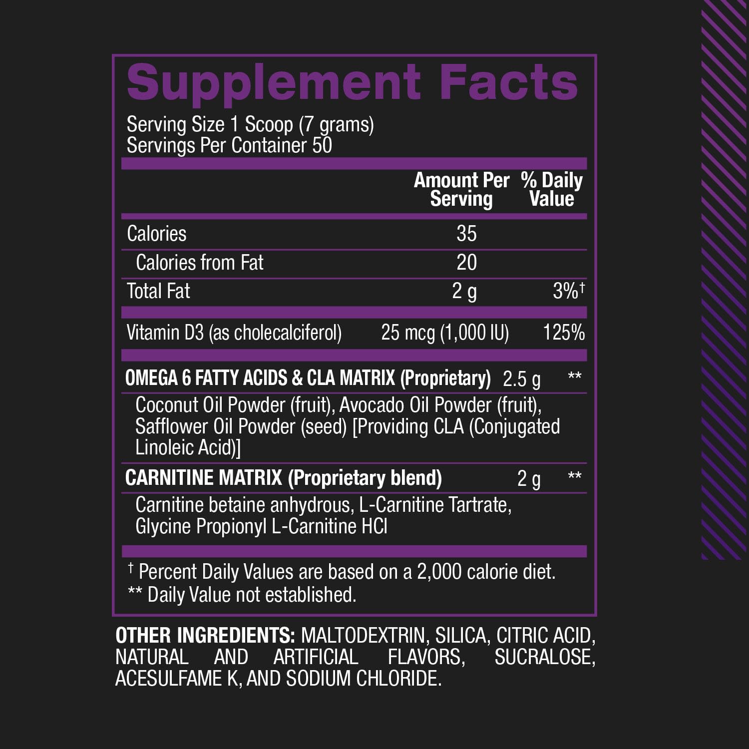 BPI Sports CLA+Carnitine – Metabolism & Lean Muscle, Grape, 50 Servings — Amazon image 4