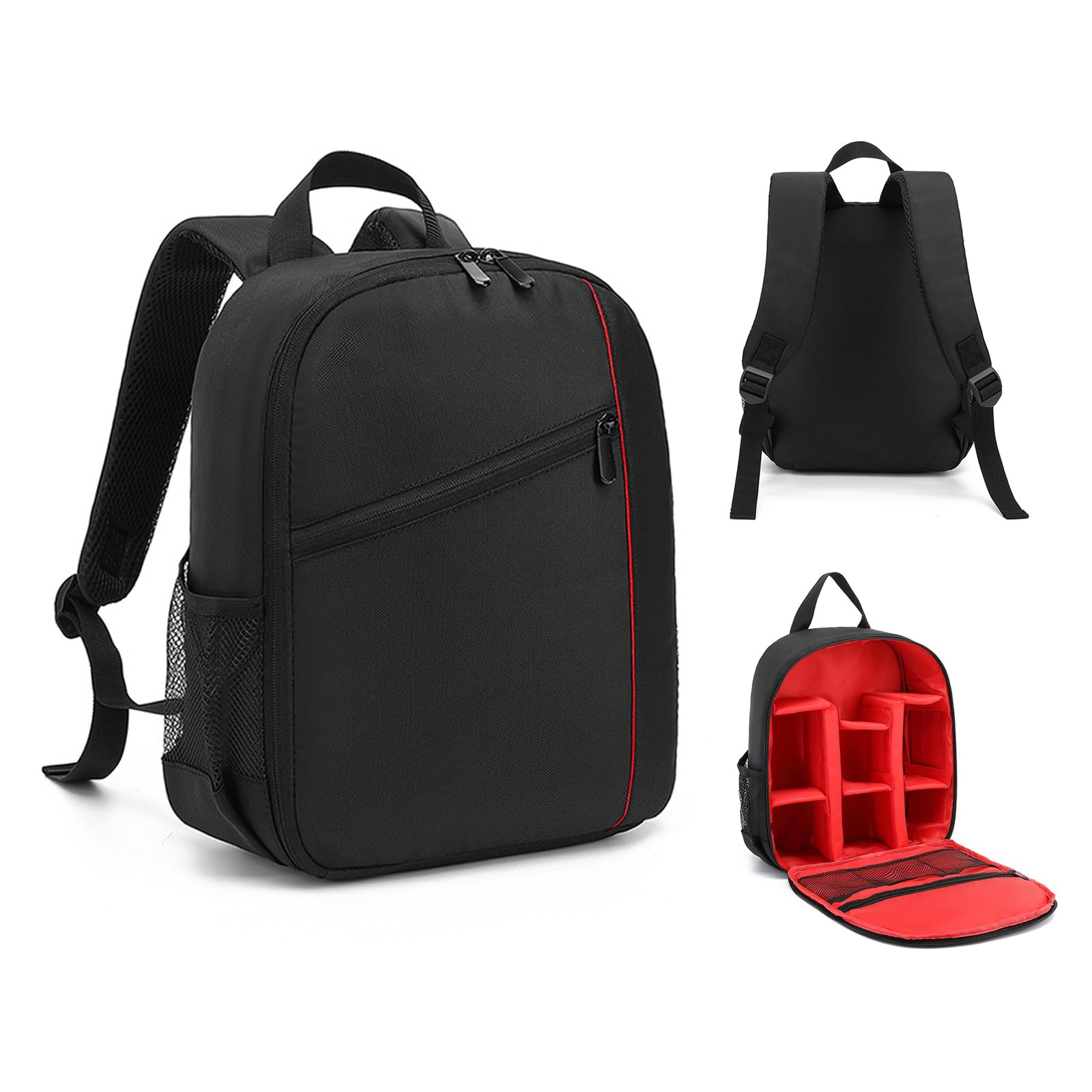 Andoer Zaino piccolo per macchina fotografica borsa per fotocamera esterna resistente all'acqua e antiurto per fotocamera DSLR/SLR/fotocamere senza specchio