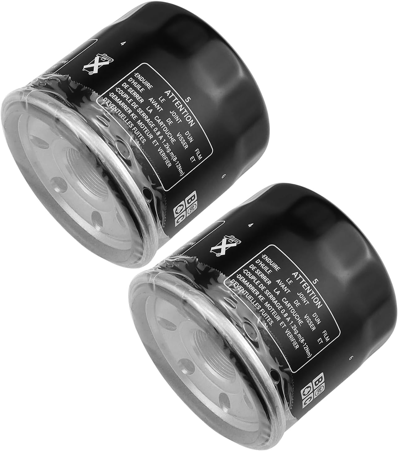 2PCS Oil Filter for Suzuki Eiger 400 LTA400 Kingquad 400/450/500/750 LTA 450 LTA500 LTA750 V-Strom 650/1000 DL650 Boulevard C50/C90/M50/M109R GSXR 600/750/1000/1100 Intruder 700/800 Burgman 650
