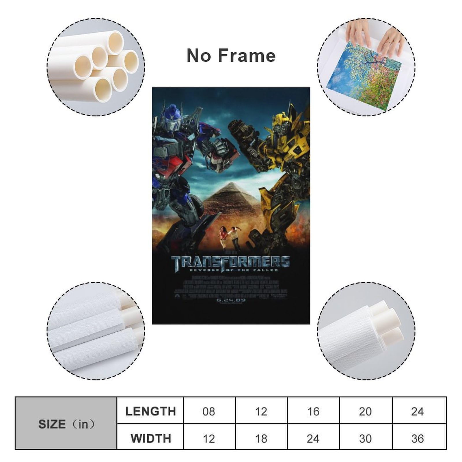 Amazon.co.jp: Transformers 2 Revenge Of The Fallen映画ポスター