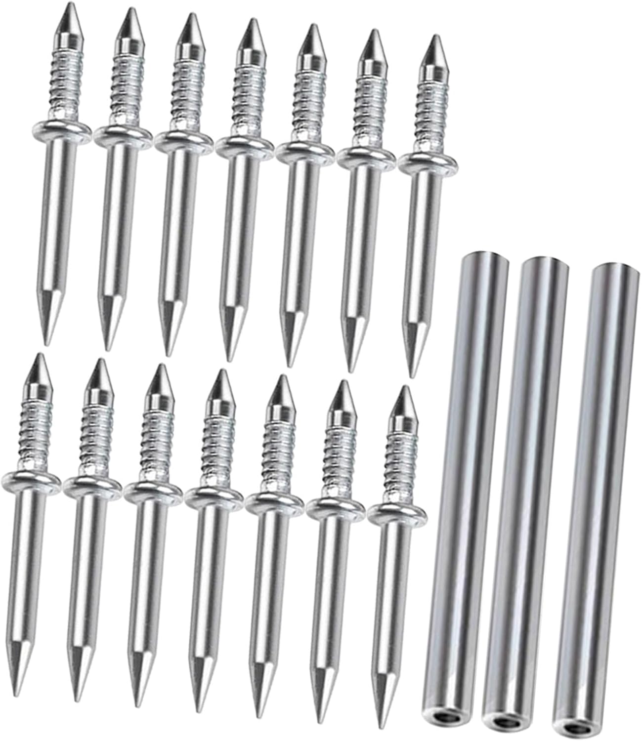 300pcs Double Head Picture Hanging Nails Iron Design