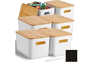 Geosar Storage Bins with Wooden Lids: The Key to Unparalleled Home Organization