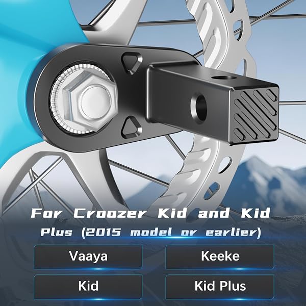 Bicycle Trailer Coupling for Kid/Kid Plus up to 2015 Bicycle Trailer, Sturdy Bicycle Towing Hitch with Safety Pin, Bicycle Coupling for Dog Trailers, Children's Trailers, Load Trailer - 5