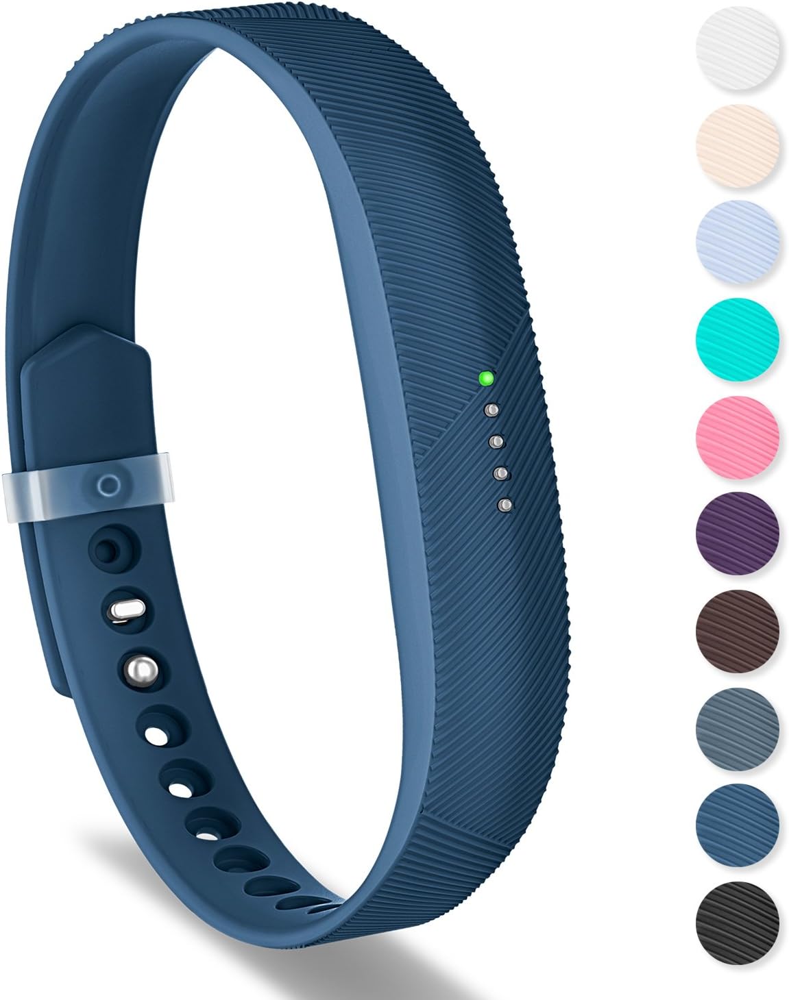 Compatible with Flex 2 Bands,Replacement for Flex 2 Sport Accessories Bracelet Band Strap Soft Silicone W/Fastener Clasp for Flex 2 Watch, Adjustable Wrist Band for Small Large