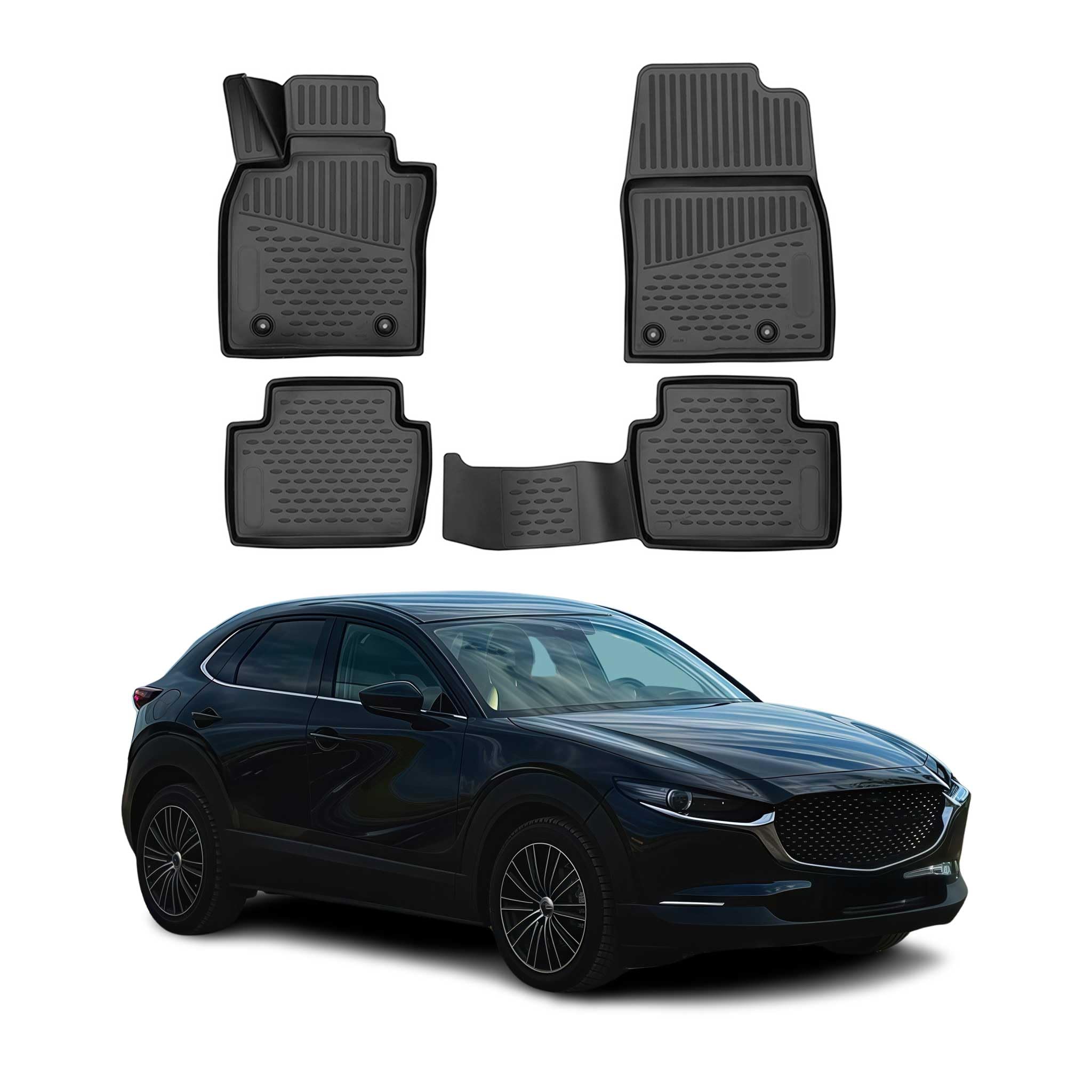 OMAC Alfombrillas de Goma Compatibles con Mazda CX-30 2020-2026 TPE Alfombrillas de Coche