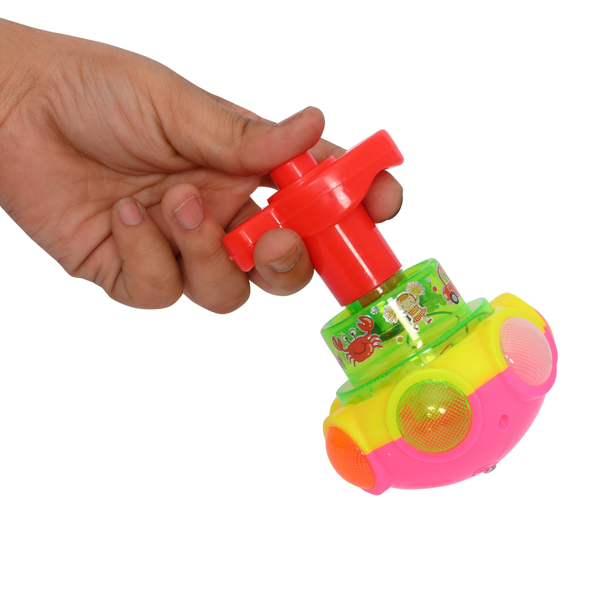 DISILA TRADERS Spinning Top/Lattoo Toy with Music and LED Flash Light - Exciting and Colorful Toy for Kids, Toddlers, and Young Children - (Random Color and Design - Pack of 1) (B0D6LKP7M3) Amazon Price History, Amazon Price Tracker