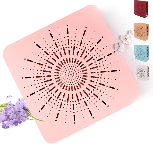 Mini purificador de ar portátil fofo com HEPA, aroma e ionizador – ventilador USB para quarto, mesa, animal de estimação, bebê, viagens – ótimo presente para meninas e adolescentes (rosa blush)