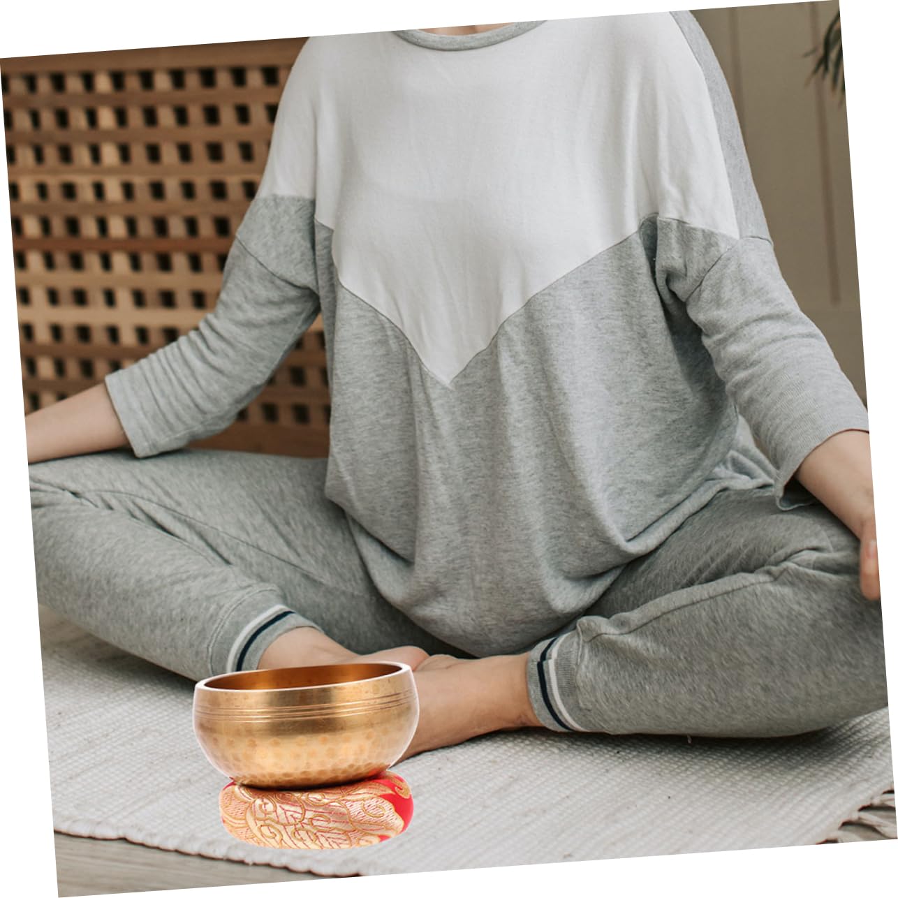 1 Set Ciotola per meditazione yoga Ciotola tibetana Ciotola per suoni Asmr Ciotola per musica da meditazione Ciotole tibetane per yoga Ciotola per il relax Pietre chakra Ciotola Nepal Martello Acce