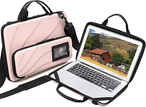 Miniatura 7 de Funda para laptop de 14.1 a 15.6 pulgadas, MacBook Pro Air Chromebook HP Lenovo Work-in Notebook Computadora portátil de carcasa dura para hombres y