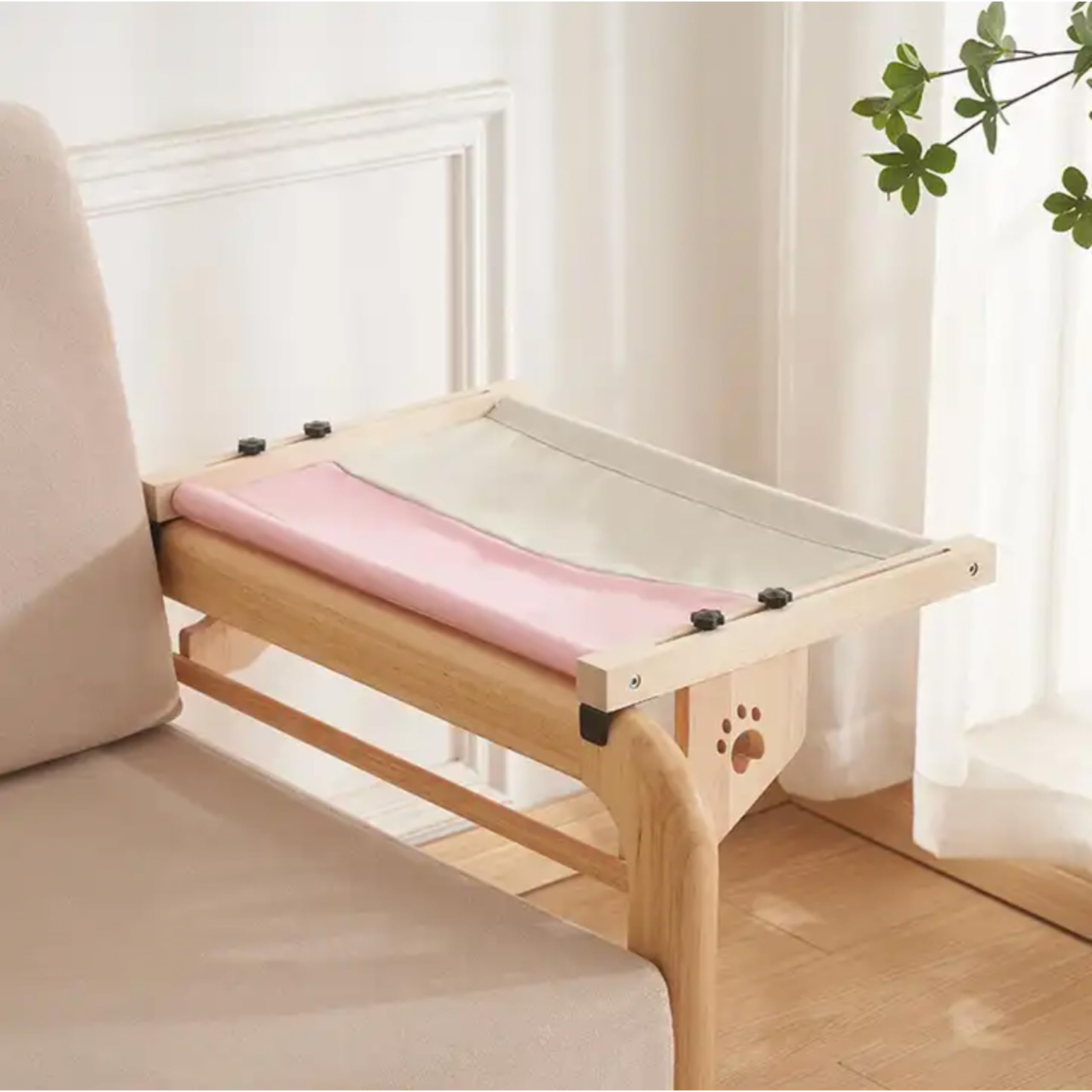 Hamaca gato Ventana. Uso Colgante a 2 Patas o en Suelo con 4 Patas. Cama Radiador. Hamaca Ventana. Cama Grande. Cat Bed. Camita para Gatos