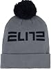 Set de gorro y guantes Nike Elite para niños grandes (talla única, gris humo/negro) 7