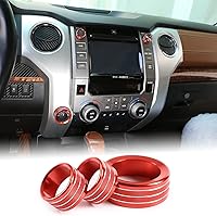 Vista 9 de 5 piezas de aleación de aluminio para perillas de aire acondicionado y estéreo, 4WD, compatibles con interruptor central de control de aire