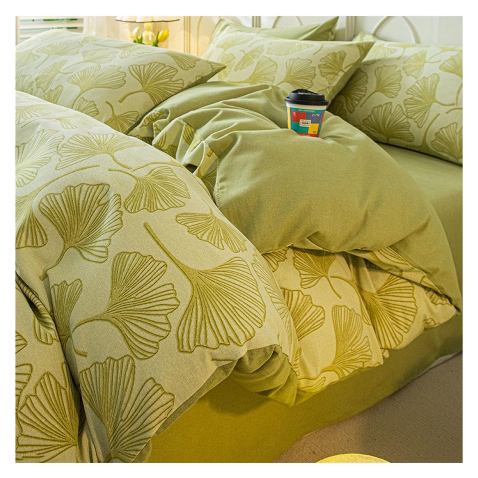 Parure de lit en duvet respirante pour un sommeil confortable en toutes saisons