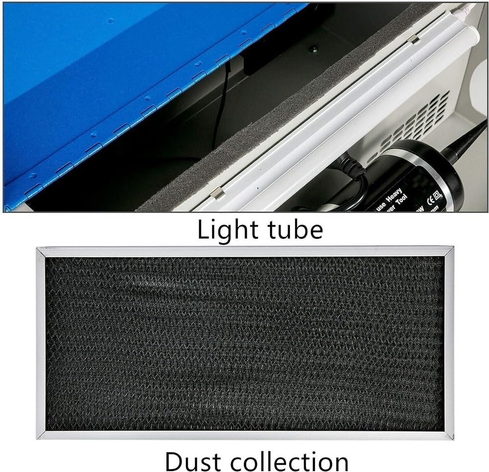 HEQIM Electric Chisel Carving Tool Wood Chisel Carving Machine Electric Woodworking Chisel with Light and Vacuuming(Woodworking Suit)