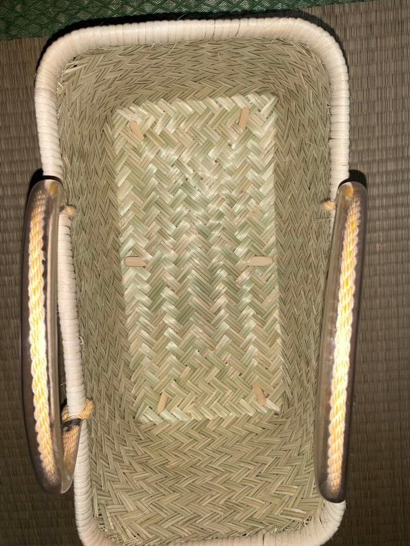鳥越竹細工 市場かご 手持ちの所がビニール　特大サイズ　●貴重● ラスト1個 鳥越竹細工 市場かご 手持ちの所がビニール 特大サイズ ○貴重○ スズ竹