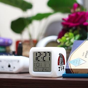 Amazon.co.jp: ゴジラ 怪獣王 時計 目覚まし時計 置き時計