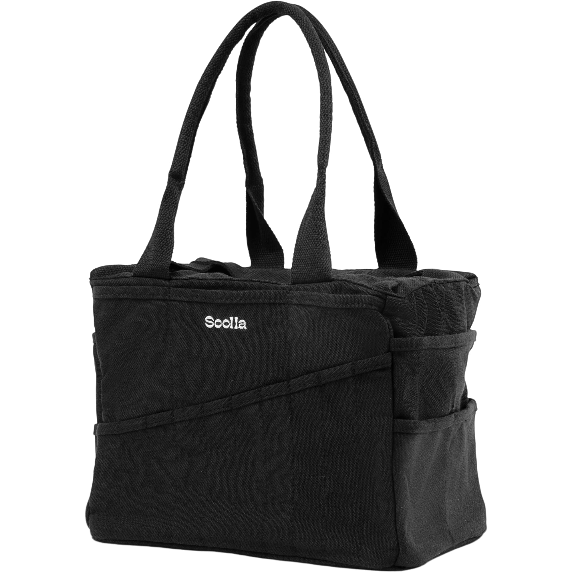 Soolla Studio Bag: Pottery Tool Bag, Art Supply Storage, Knitting Yarn Organizer, Crochet Projects, & Washable Craft Tote - Image 4