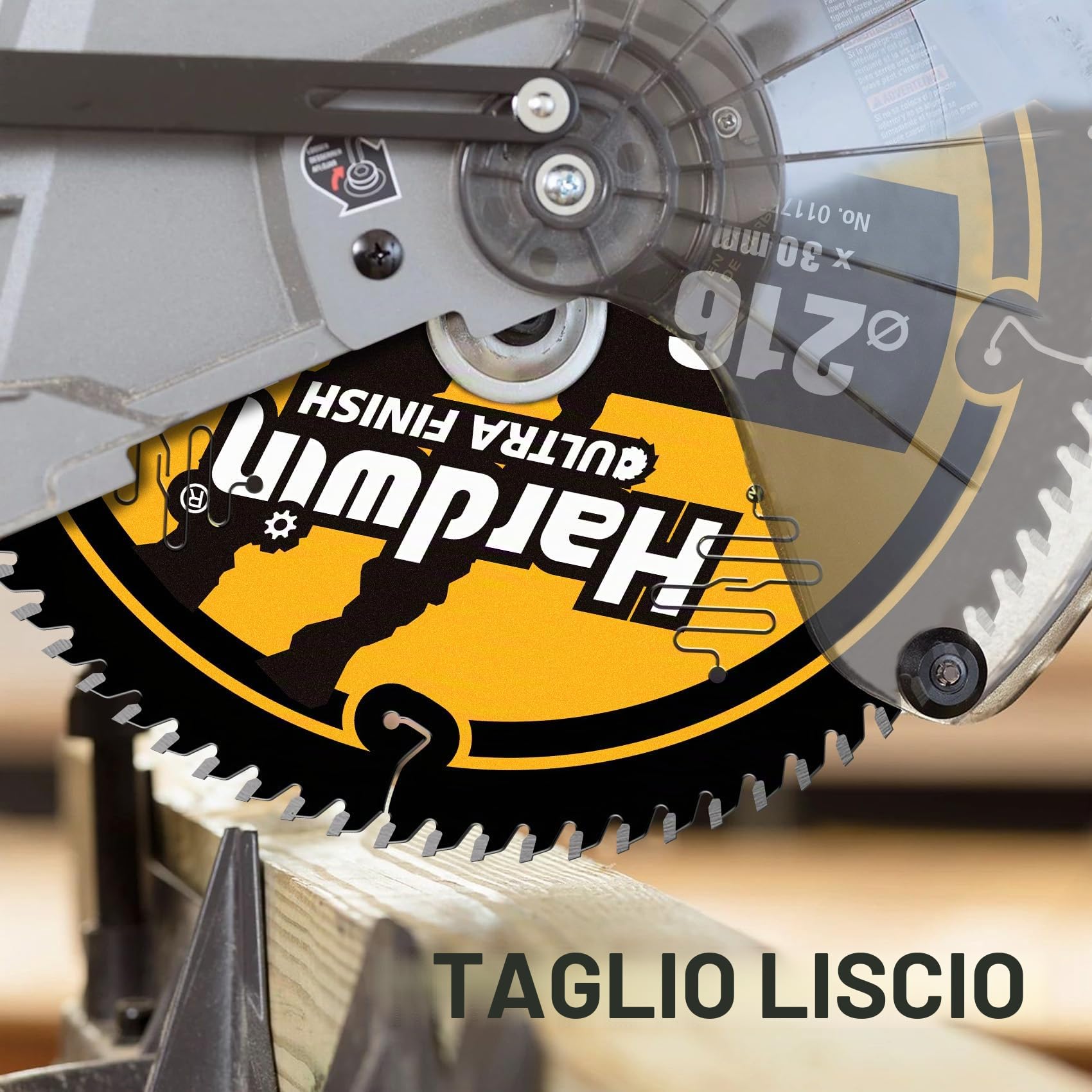 Lama per sega circolare 254 x 30 mm (80 denti) per legno ATB carburo di tungsteno - compatibile con Dewalt Makita Bosch