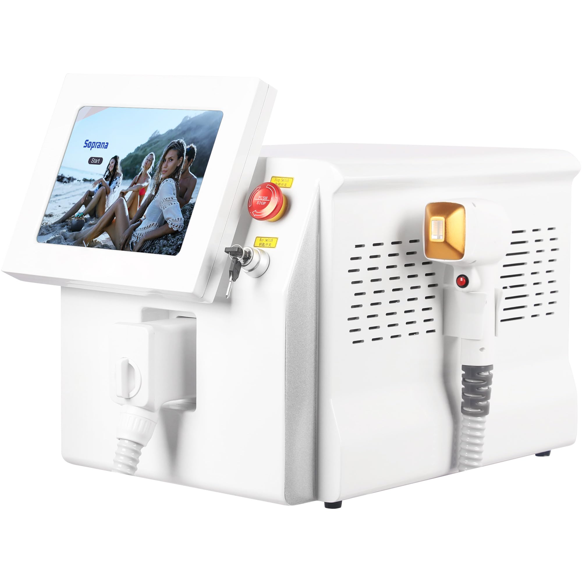 Laser épilation professionnelle 808 nm à diodes pour visage et corps