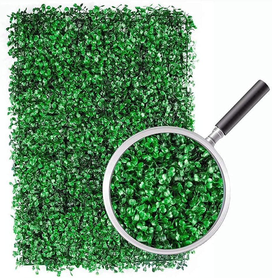 3DPN Plastic Follaje Artificial Sintético Muro Verde Pared Decoración Casa Hogar Jardín