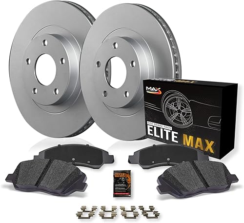 Max Advanced Brakes Rear Brake Kit For 2008-2014 Subaru Impreza Forester Outback Legacy w11.26" Rear Rotor Replacement Geomet Coated OE Disc Brake