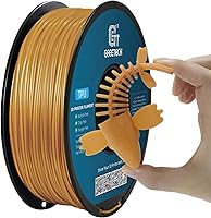 Vista 15 de Geeetech Filamento TPU de 1.75mm, Shore 95A – Filamento flexible para impresora 3D con alta elasticidad, carrete de 1KG (2.2lbs), precisión
