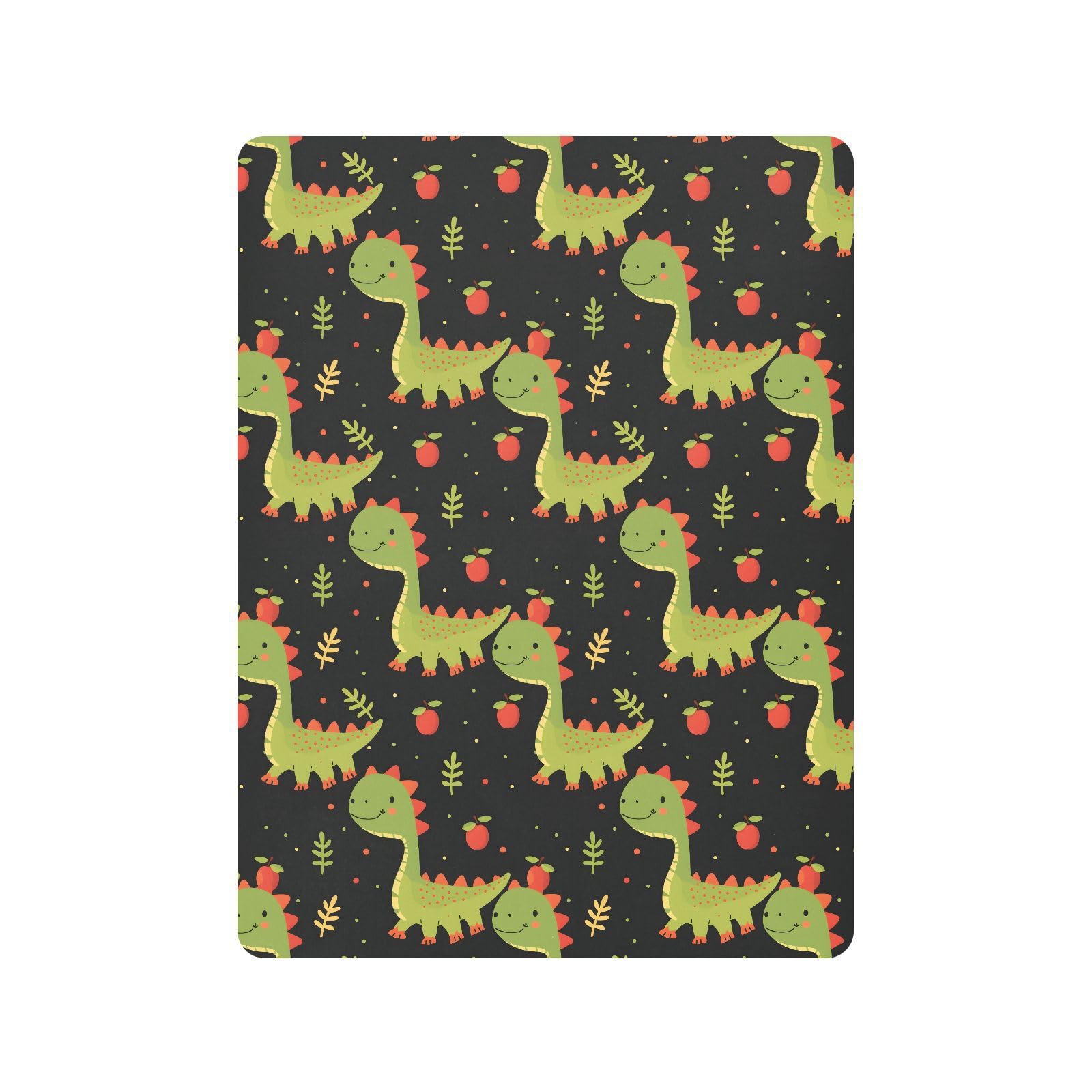 Drap-housse doux pour berceau de bébé motif dinosaure pour garçons et filles, 71,1 x 132,1 cm