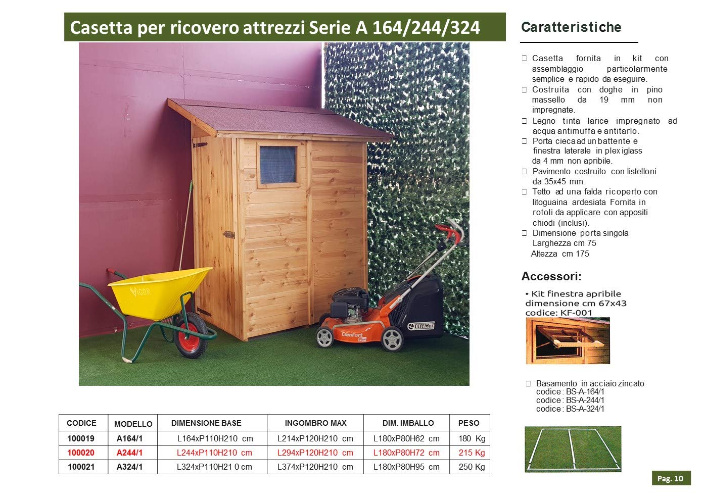 Casetta Canile In Legno Massello 19 Mm – Modello C150/L, Tetto A Doppia Falda, Finestre Con Grata, 150x150x160 Cm