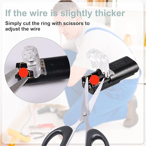 Miniatura 5 de Conector enchufable de doble alambre, conectores de cable LED enchufables con hebilla de bloqueo de conexión rápida conectores de cable de bajo