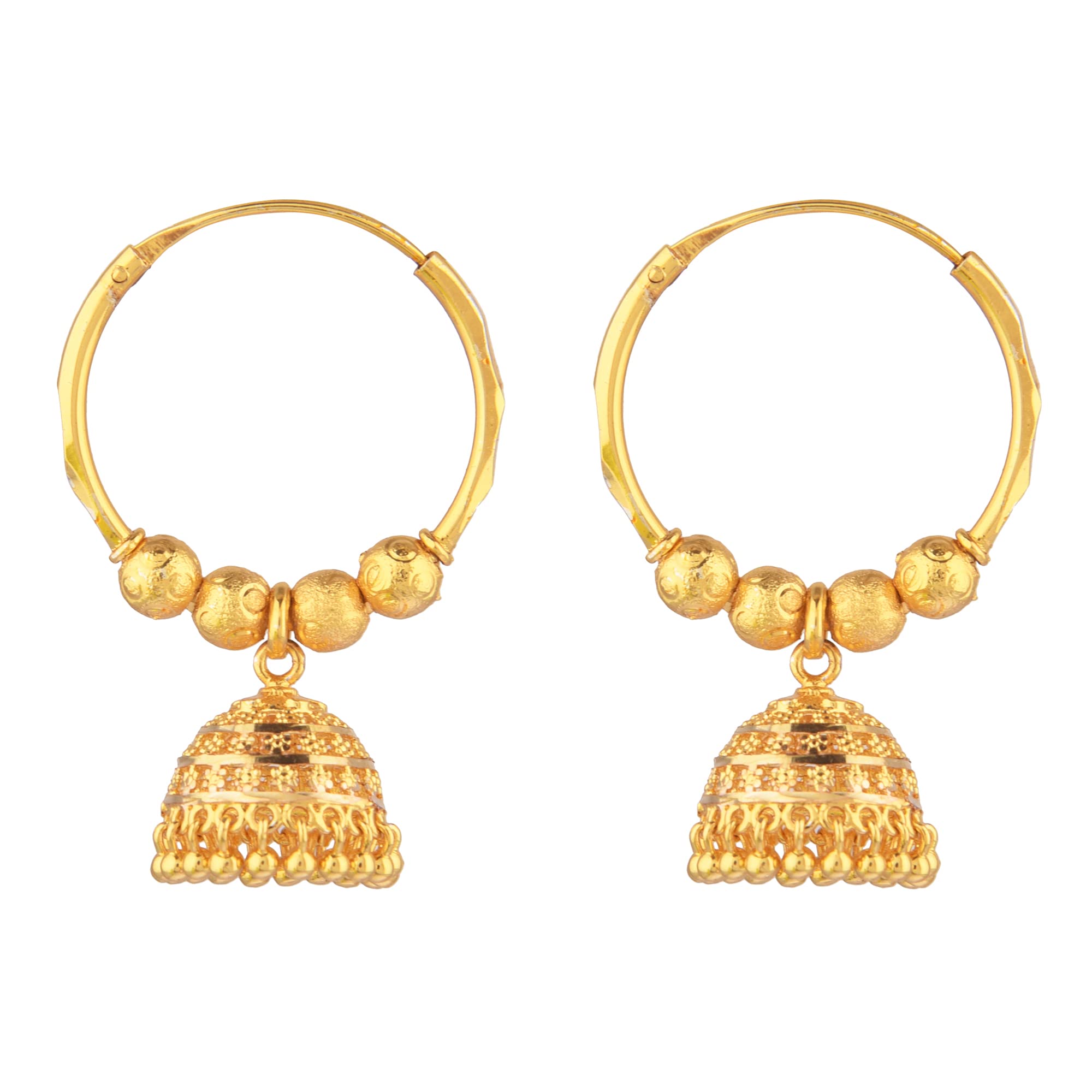 Indian Hoop Earrings Traditional Wedding Bridal Bollywood Jewelry Jhumka Jhumki Dangle Earrings Set Indian Jhumkas for Women