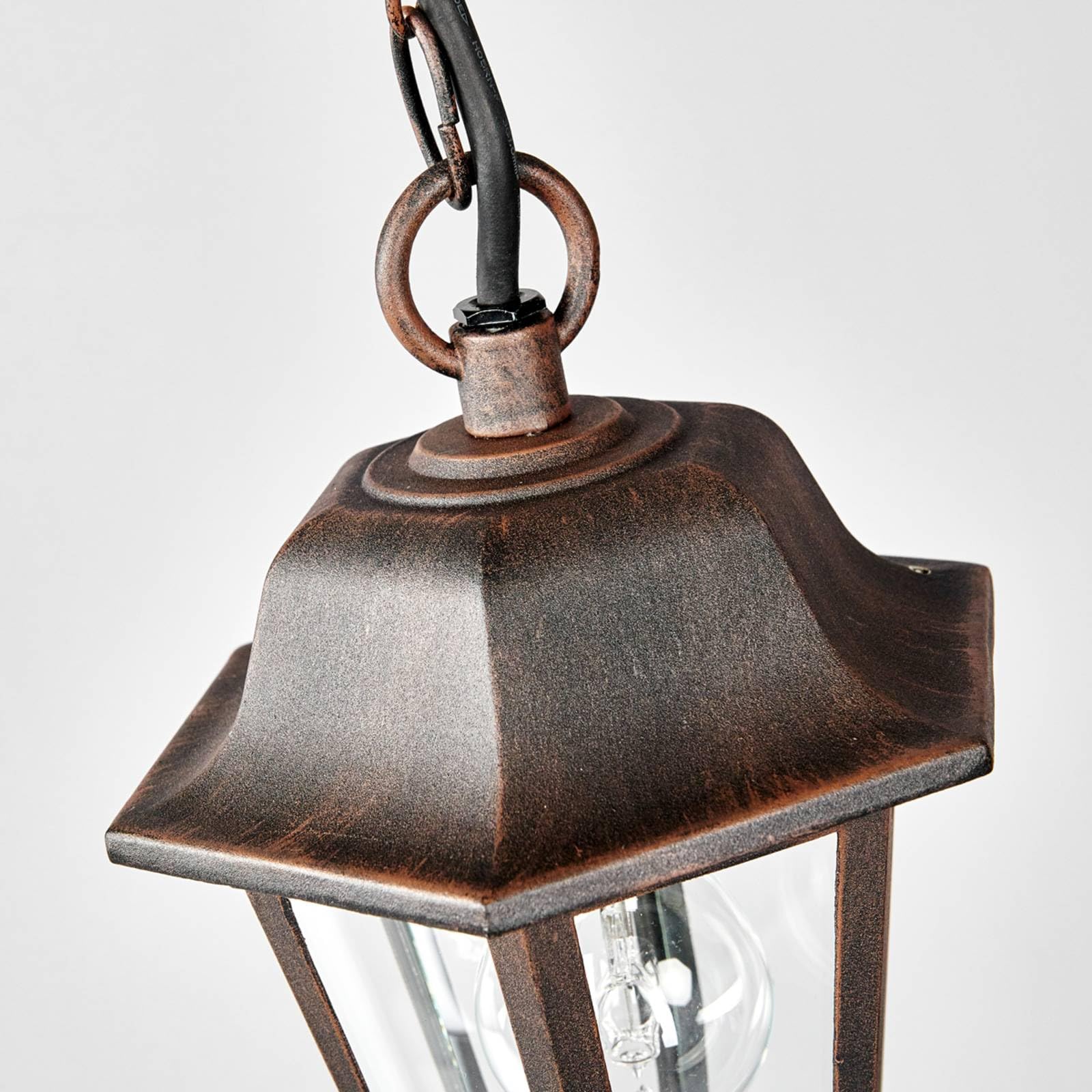 Lindby lampada da esterni dimmerabile (Antico) colore Marrone, in Alluminio Sospensione