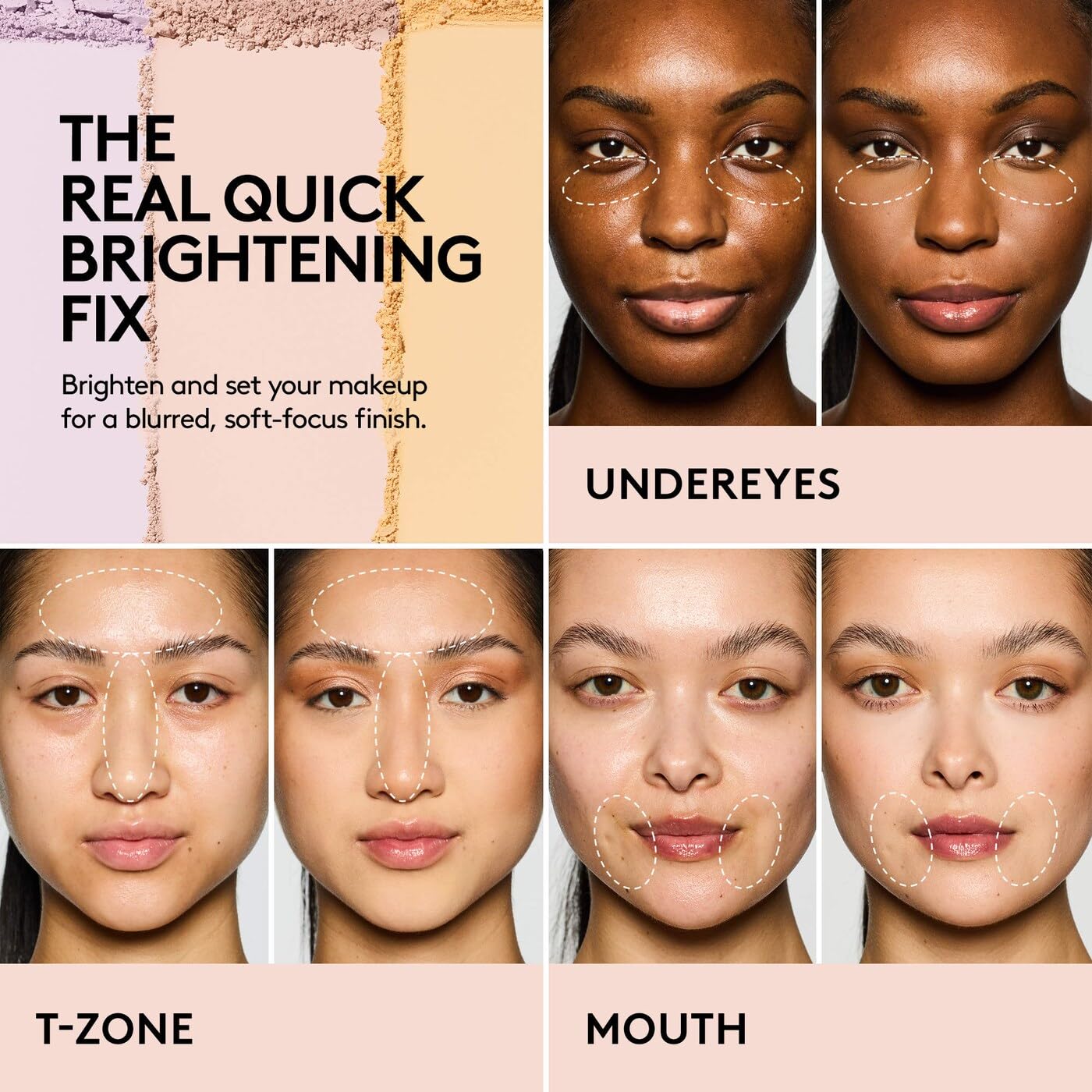 FENTY BEAUTY Bright Fix Illuminating und Korrigierender Puder, Banana 03, 8,5 g