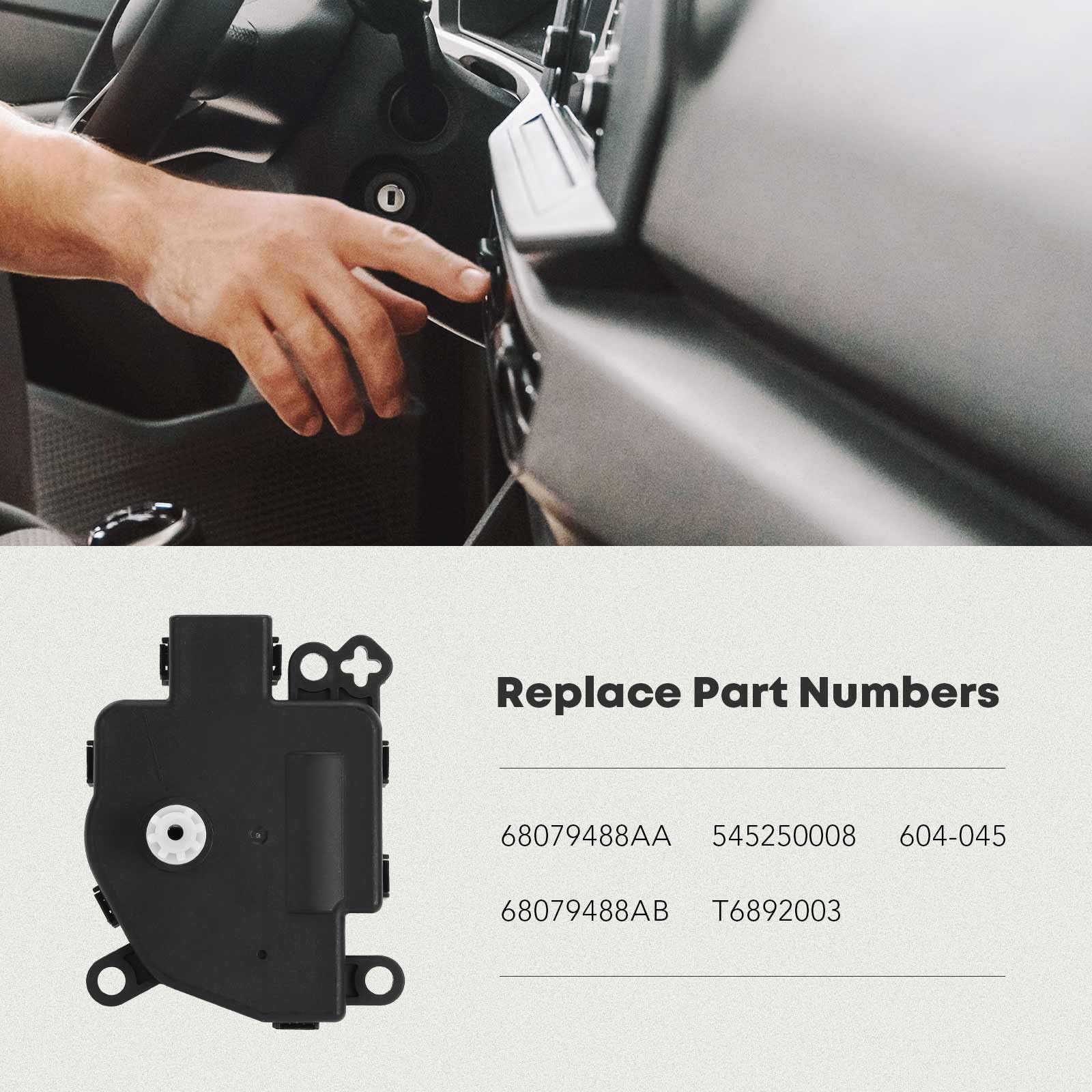Actionneur De Porte Mélange Air Chaud/air Froid - Pour Jeep Grand Cherokee & Dodge Durango 2011-2013 - Compatible Plusieurs Références - 11