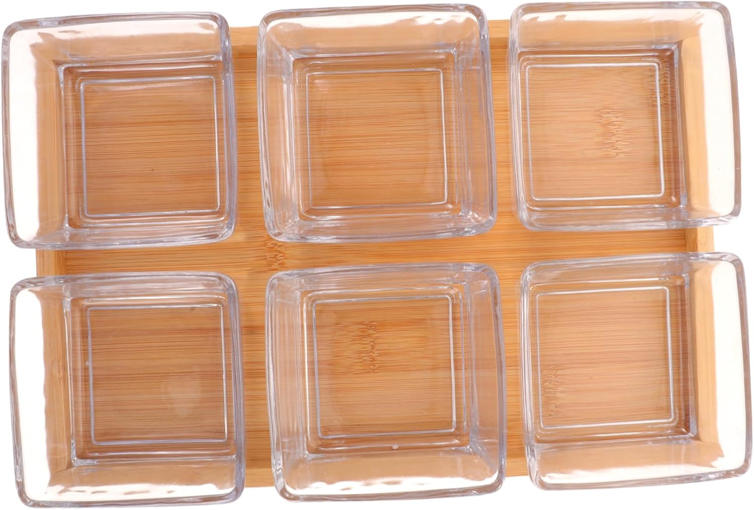 Fruit Snack Plate Glass Snack Bowl Container Decorative Dinnerware Glass Bowl