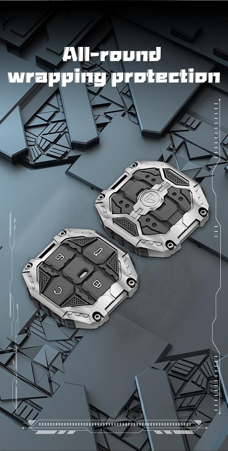 Mecha-Style Key Fob Cover Fit for Jetour T1 T2 2025 2026 image 4
