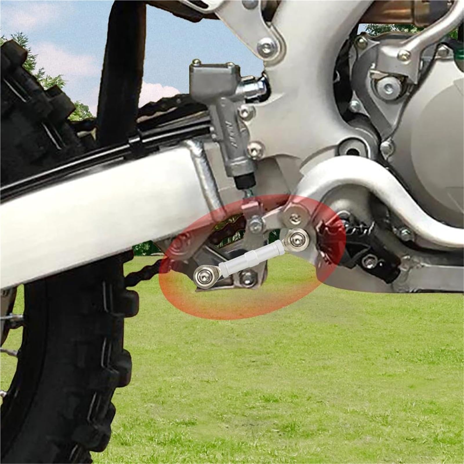 Kit De Biellettes Dabaissement De Suspension Arrière Moto pour Suzuki GSX-R1000 2007-2008 GSXR 1000(Black1)