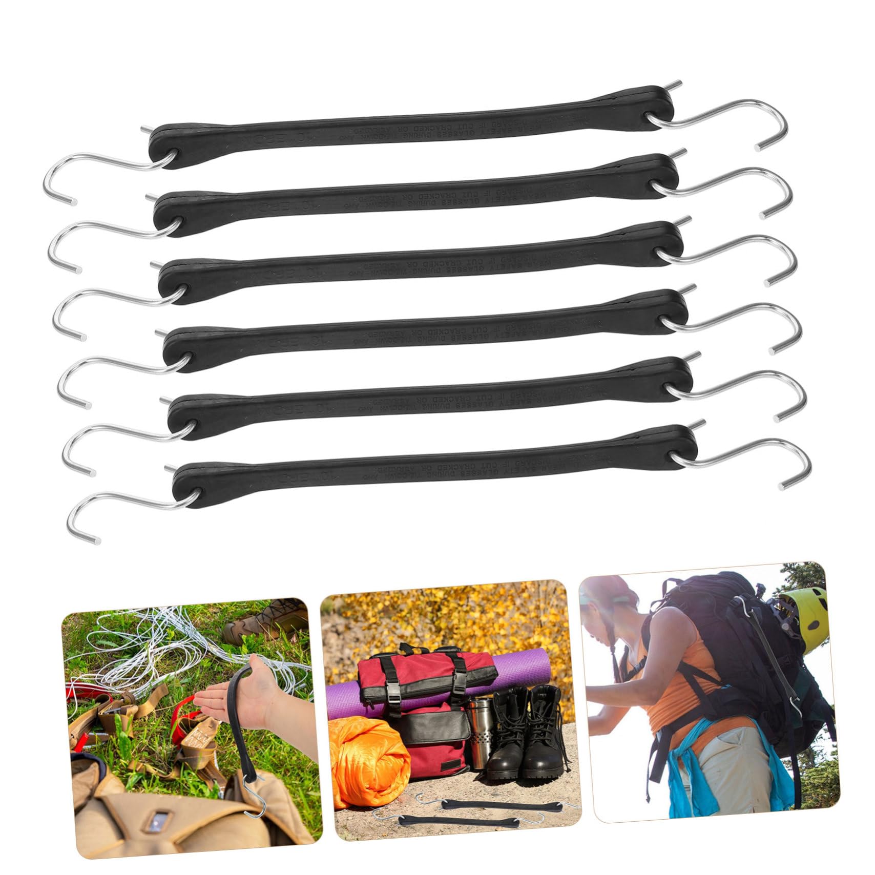 10piezas Goma Correas de Conexión para Equipaje Correas Elásticas para Maletas Accesorios de Viaje para Viajar y Organizar Equipaje