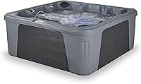 Aqualife Palm Beach 7-Person Hot Tub: 30 Adjustable Jets, Ice Bucket, Ozonator, Plug & Play Spa for Family Relaxation