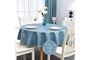 Romanstile Waterproof Round Oilcloth Tablecloth - Your Ultimate Protector Against Messes