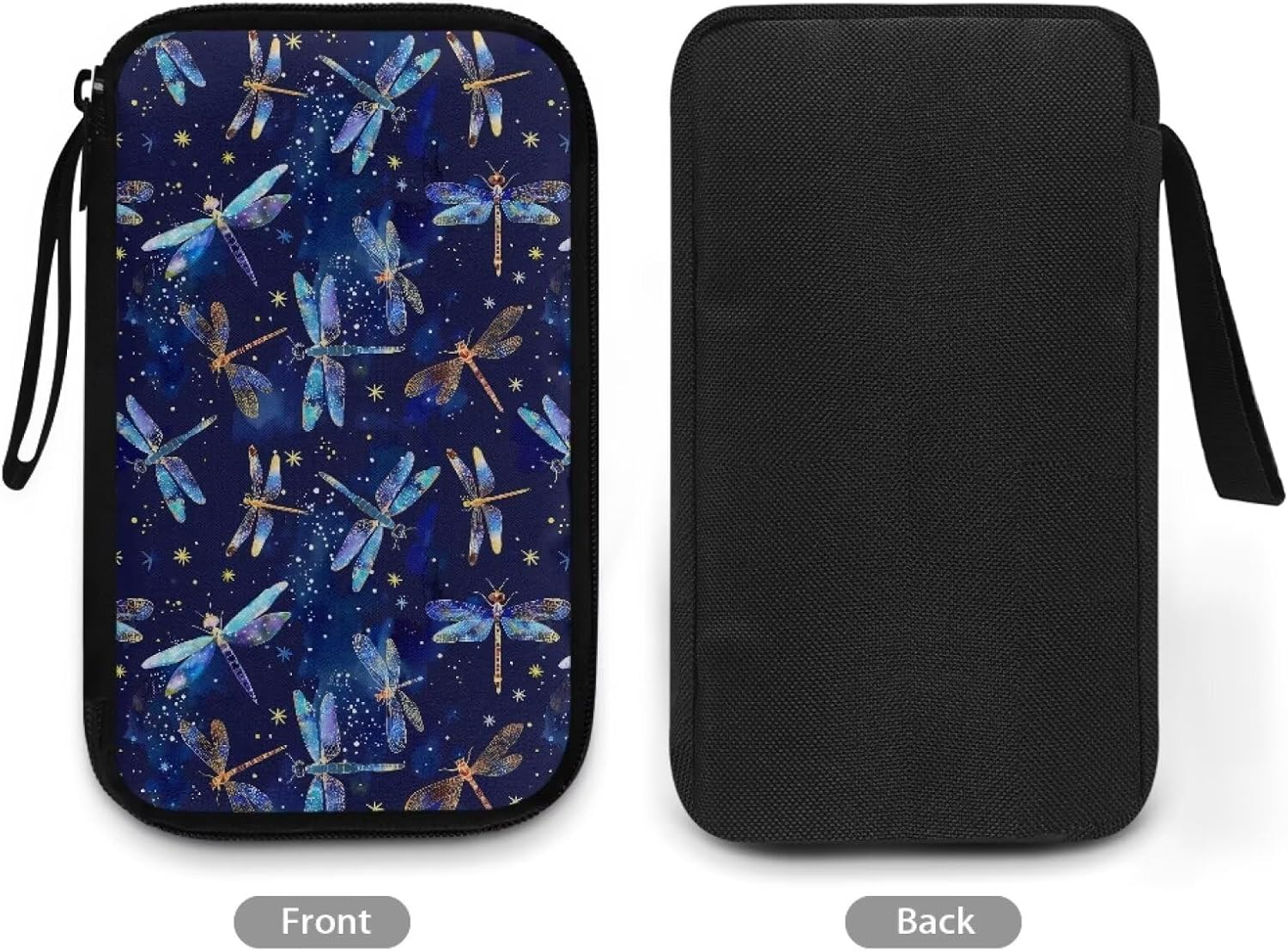 Galaxy Dragonfly Print Cable Organiser Bag, Electronic Accessories Bag for Travel, Waterproof Cord Storage Organizer for Hard Drives, Cables, Chargers, Power Bank image 3 of 7 B0DCHJKBCB