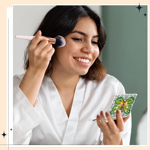 Miniatura 7 de Hsei Kit de diamantes portátil de 6 piezas para el hogar, oficina, pared, decoración de Navidad, manualidades, regalos de cumpleaños, arte para