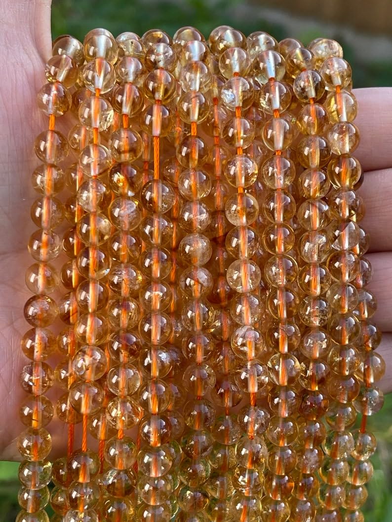 Perles en citrine naturelle pour concevoir vos propres bracelets bien-être au quotidien