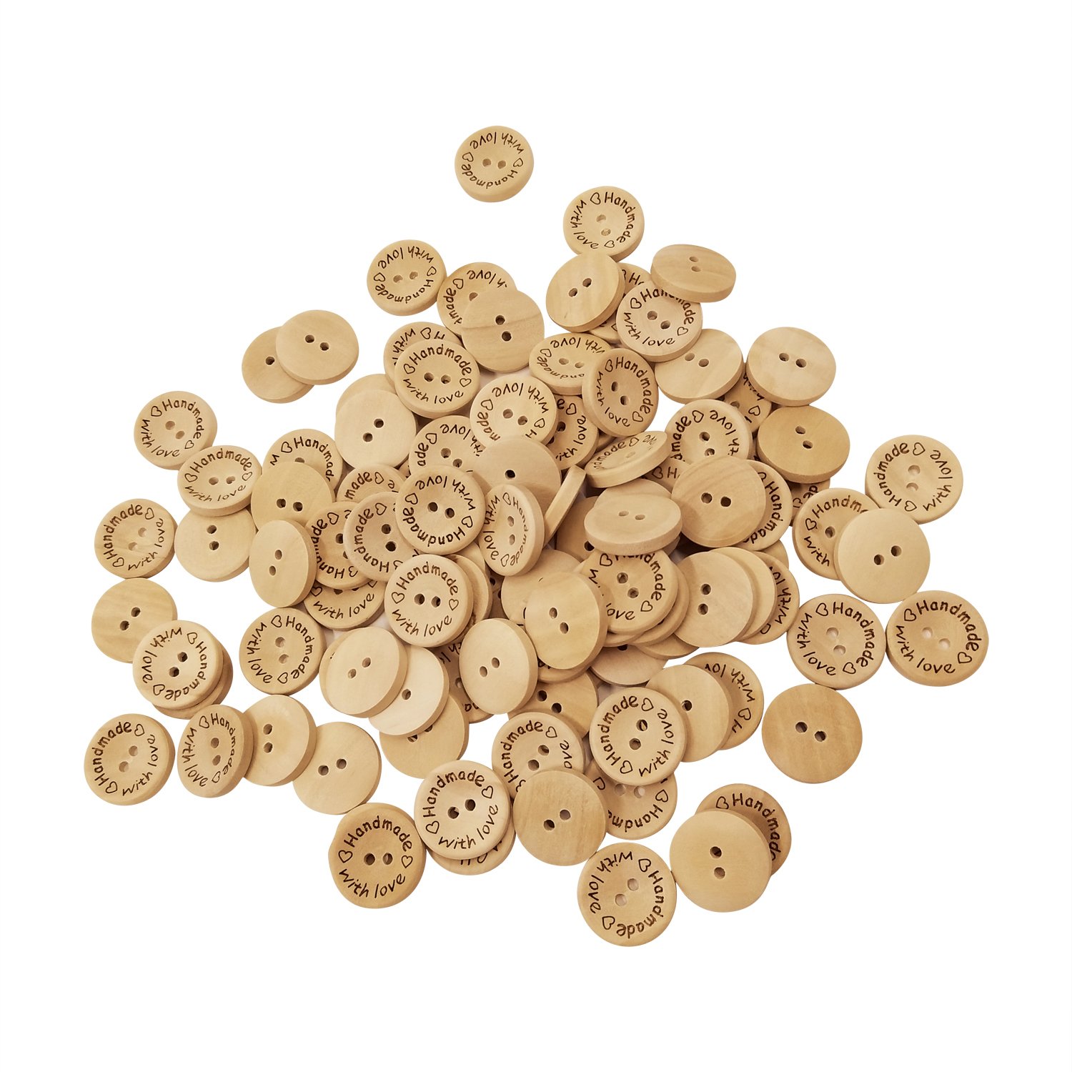 Bottoni In Legno Dipinti 20mm – Set Da 5 Pezzi Con Motivi Floreali Per Cucito Creativo E Decorazioni