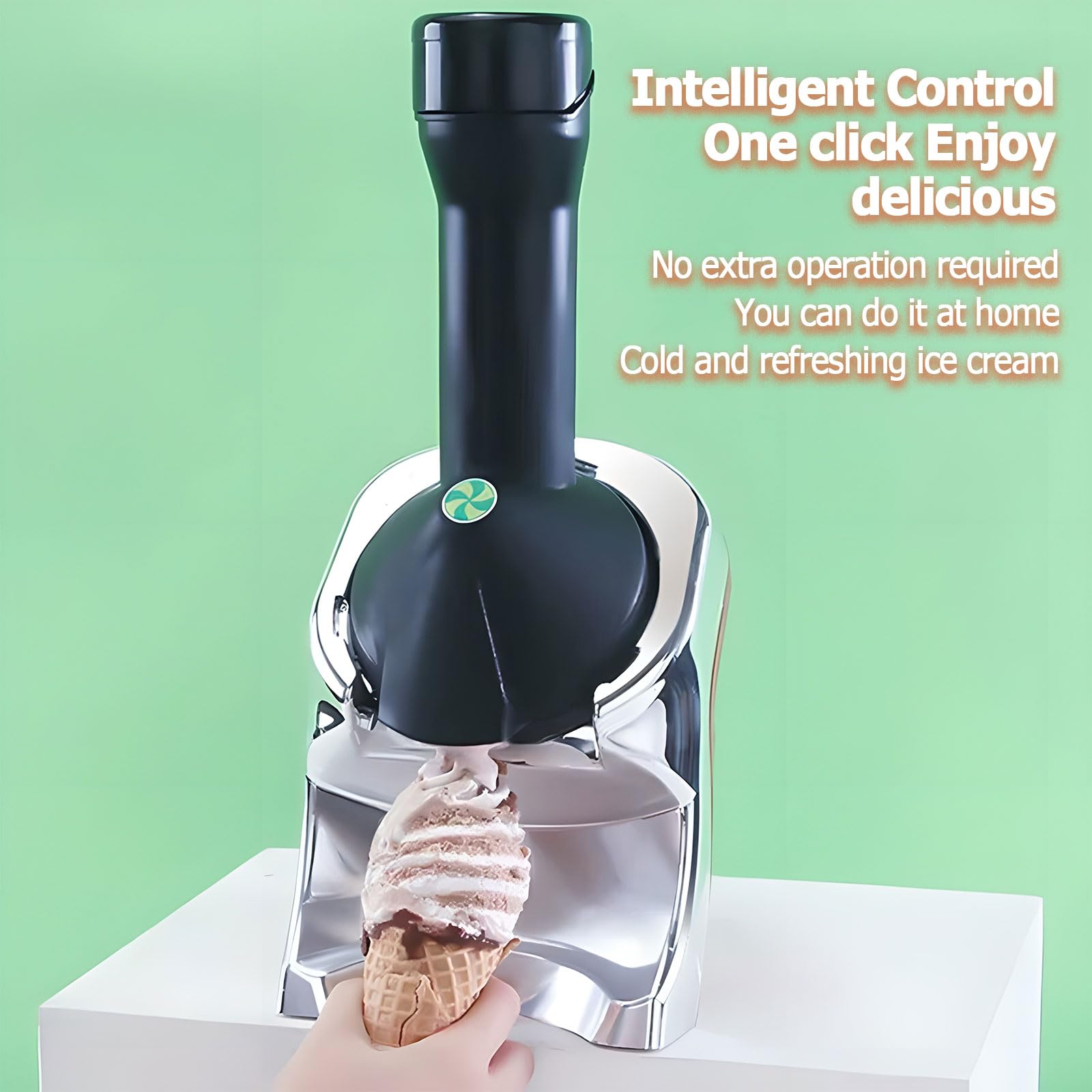 Fabricador De Postres Congelados, Máquina De Helados, Máquina Automática De Helado De Fruta De 200 W, Helado Suave No Lácteo